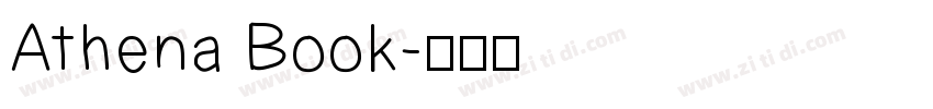 Athena Book字体转换